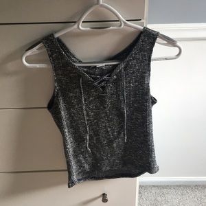 Cropped Grey Tank